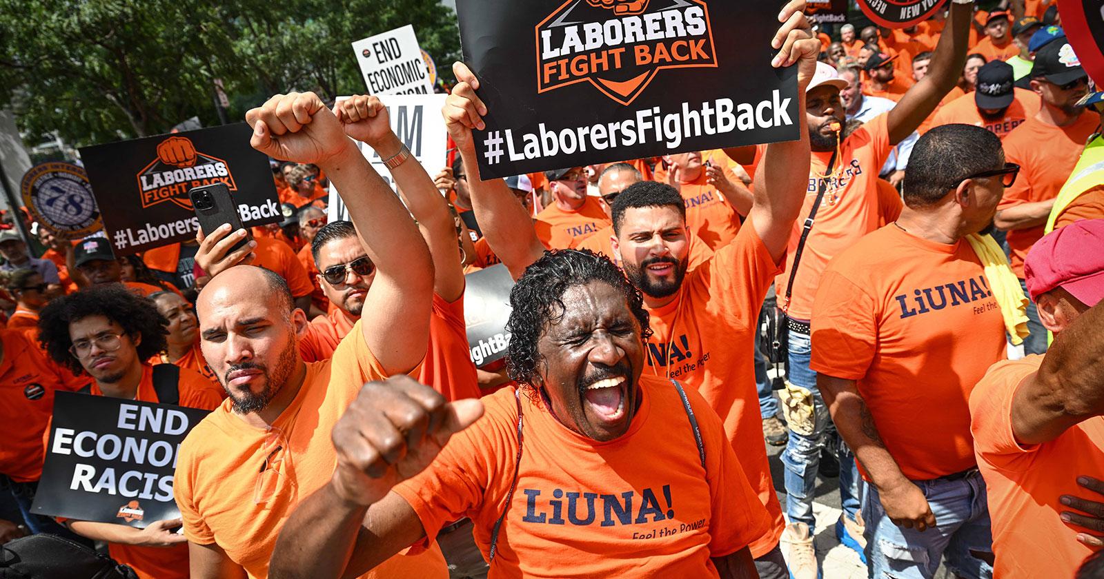 NJ Laborers News: Construction Workers Laborers Fight Back