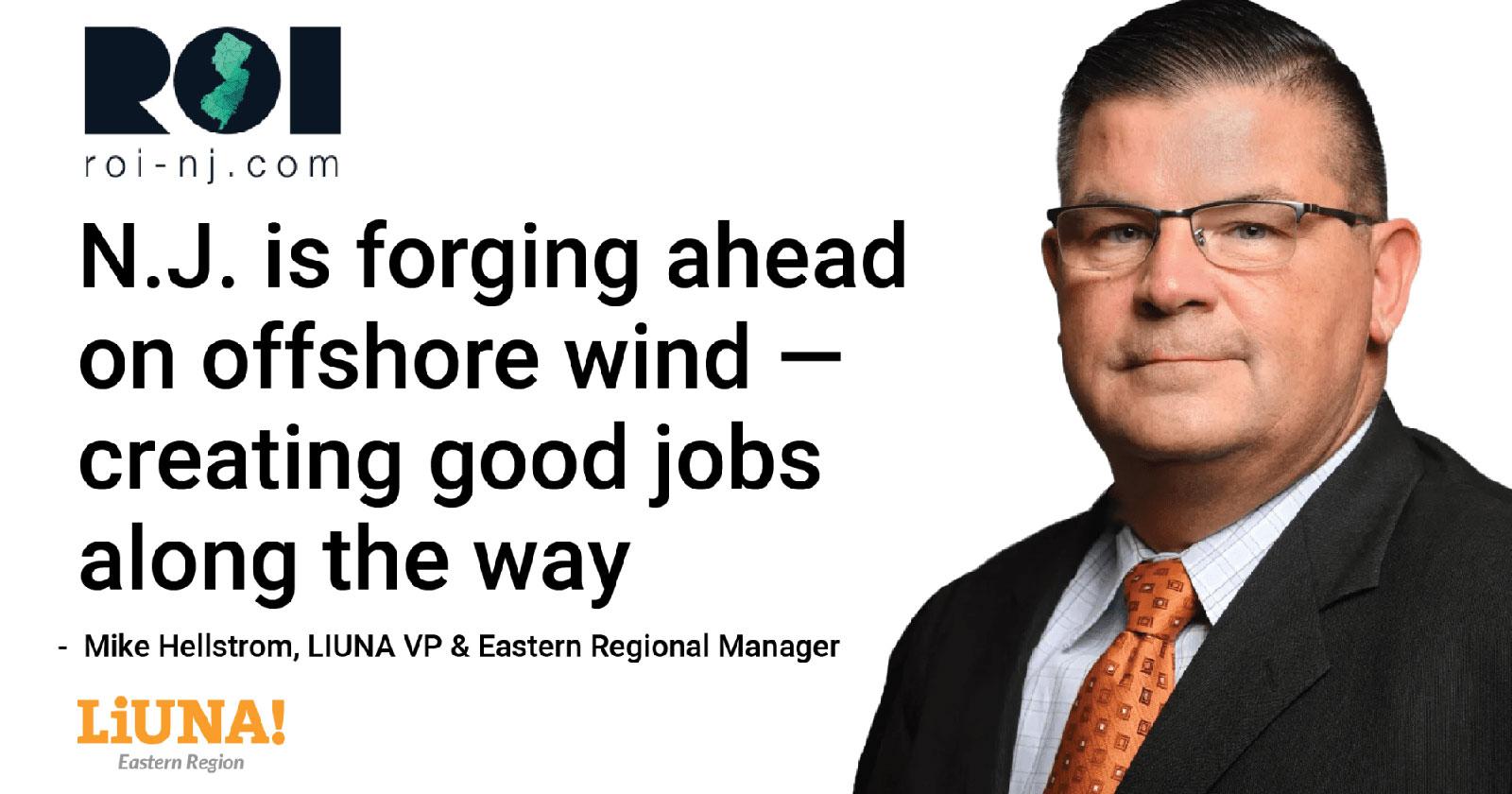 NJ Laborers News: Mike Hellstrom on ROI-NJ